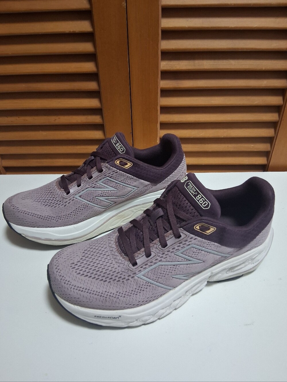 New Balance Fresh Foam X 860v14 Ice Wine Plum Brown Women's Running Shoe Size 9
